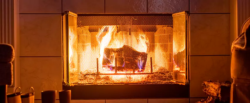 Mendota Hearth Landscape Fireplace Installation in Port St. Lucie, Florida
